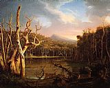 Thomas Cole Lake with Dead Trees (Catskill) painting